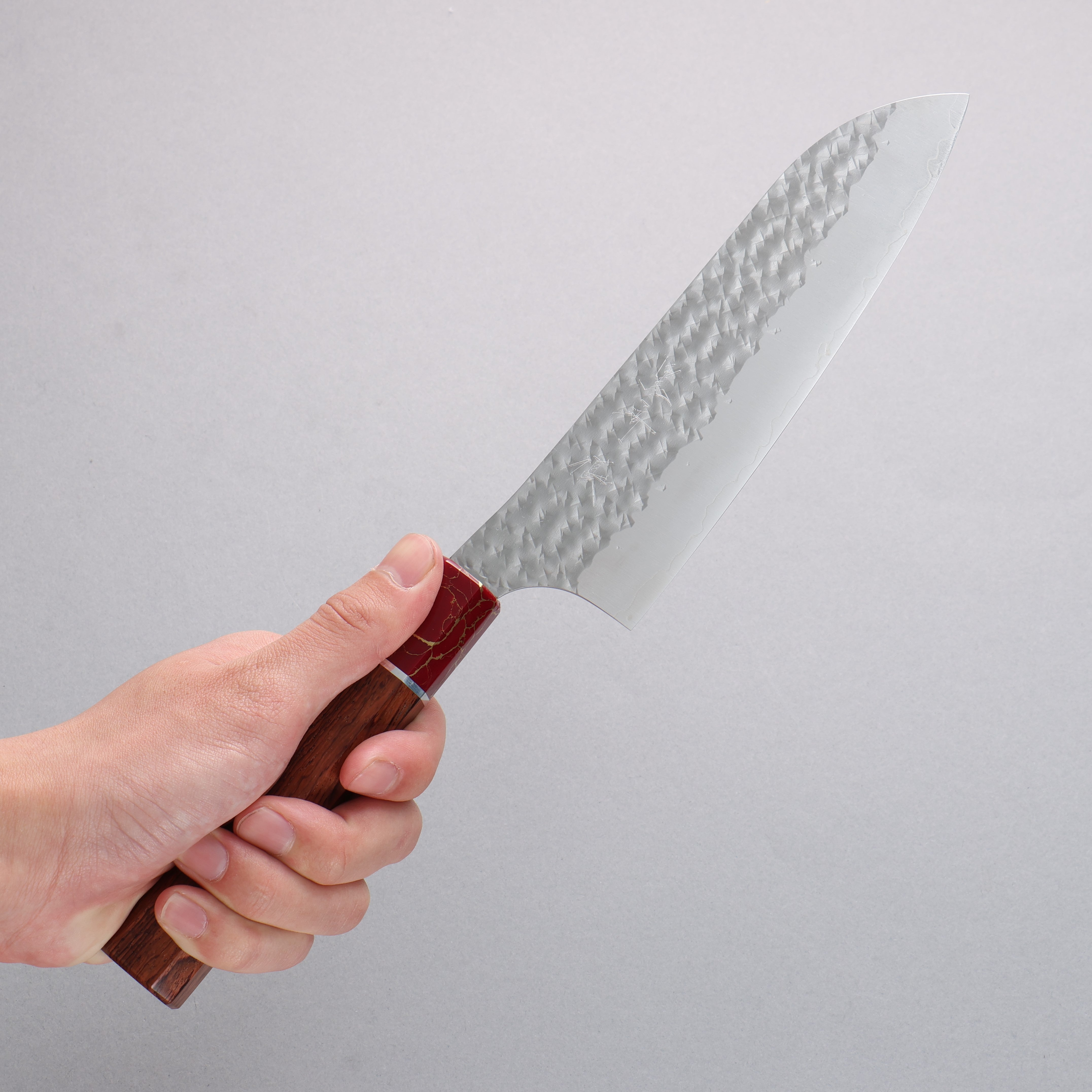 Yu Kurosaki Senko Ryu SG2 Hammered Santoku 170mm Rosewood (Ferrule: Re