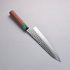 Yu Kurosaki Senko Ei SG2 Hammered Gyuto 210mm Rosewood (ferrule: Green Pakka wood) Handle - Seisuke Knife - Slide 13