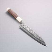  Yu Kurosaki Shizuku SG2 Hammered Gyuto 210mm Stabilized wood (Birch Burl) Handle - Seisuke Knife