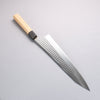 Yu Kurosaki Senko Ei SG2 Hammered Gyuto 270mm Aomori Hiba (Ferrule: Brown) Handle - Seisuke Knife