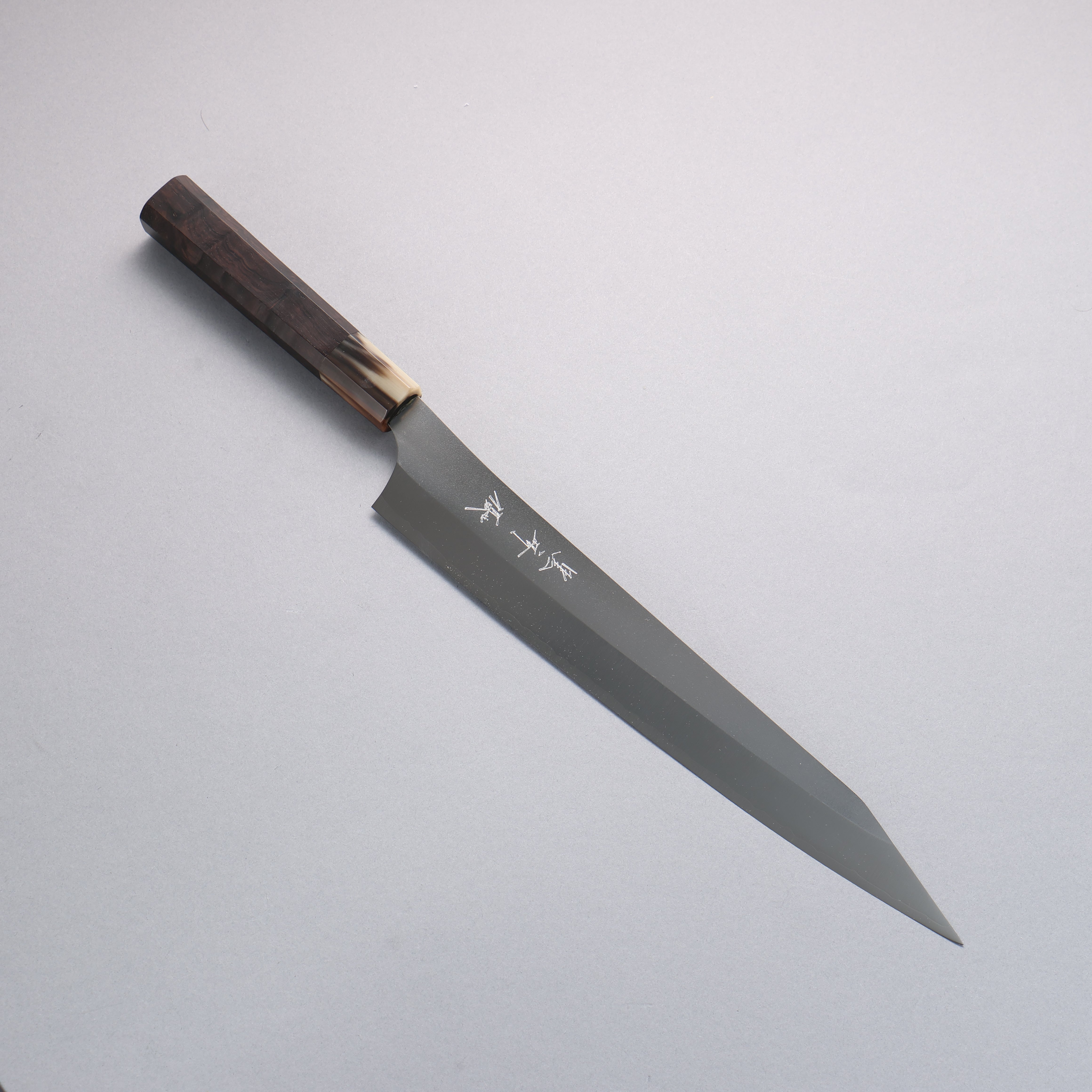 Yu Kurosaki New Gekko VG-XEOS Sujihiki 270mm Ebony Wood (ferrule: White Water Buffalo Horn) Handle - Seisuke Knife