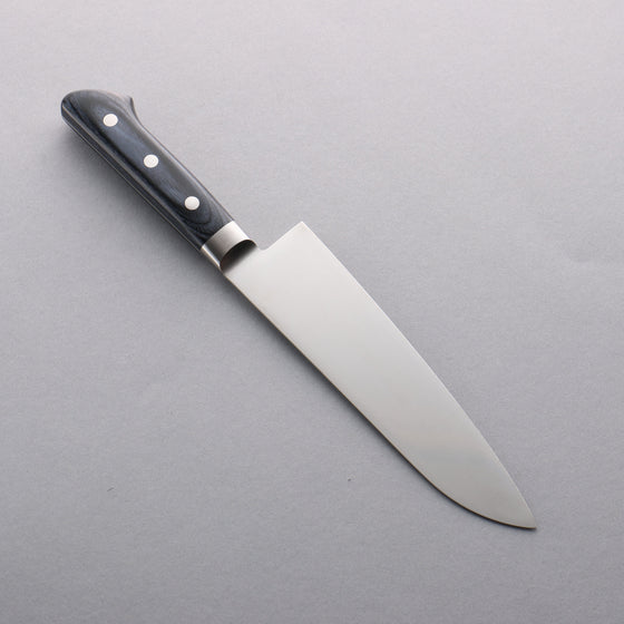 Seisuke Seiten Molybdenum Santoku 180mm Navy blue Pakka wood Handle - Seisuke Knife