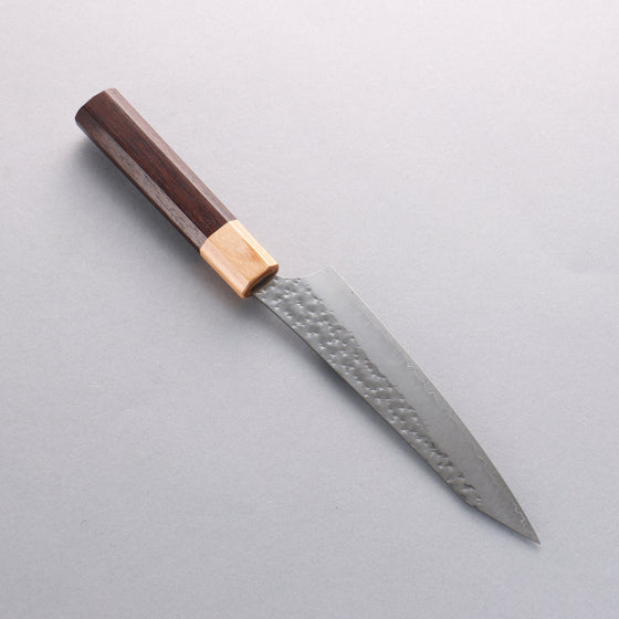 Yu Kurosaki Senko Ei SG2 Hammered Petty-Utility 150mm Shitan (ferrule: White Pakka wood) Handle - Seisuke Knife