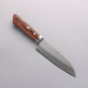 Seisuke VG1 Hammered Small Santoku 135mm Mahogany Handle - Seisuke Knife