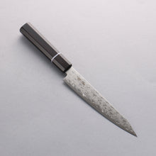  Seisuke AUS10 Mirror Crossed Kiritsuke Petty-Utility 150mm Black Pakka wood Handle - Seisuke Knife