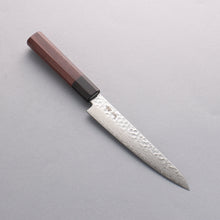  Seisuke AUS10 45 Layer Damascus Petty-Utility 150mm Shitan Handle - Seisuke Knife