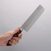 Seisuke VG1 Hammered Nakiri 165mm Mahogany Handle - Seisuke Knife - Slide 13