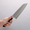 Seisuke VG10 Damascus Santoku 165mm Black Pakka wood Handle - Seisuke Knife - Slide 13