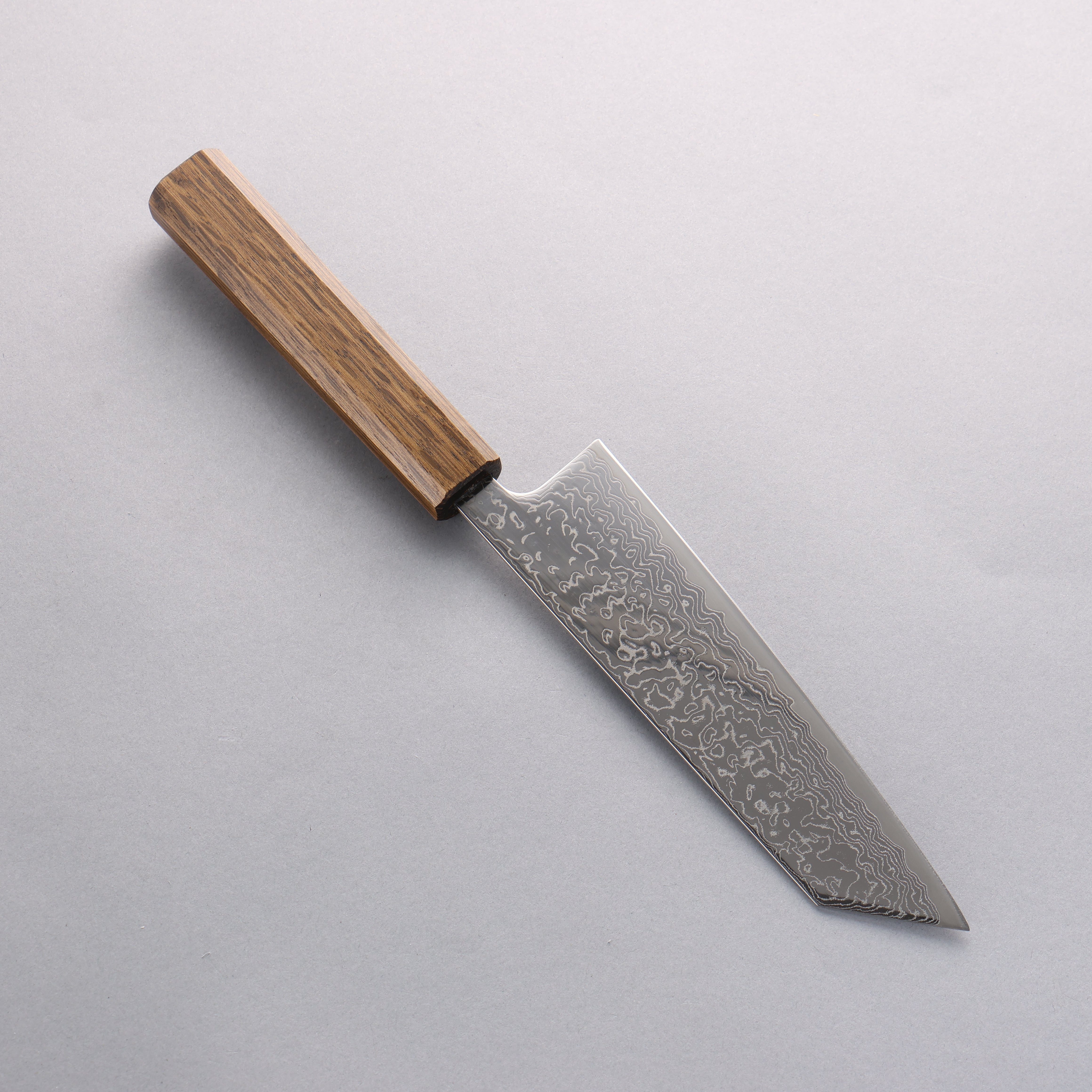 Seisuke VG10 Mirrored Finish Damascus Bunka 170mm Oak Handle - Seisuke Knife