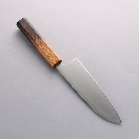 Seisuke AUS8 Coreless Santoku 180mm Burnt Oak Handle - Seisuke Knife