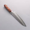 Seisuke VG10 17 Layer Damascus Santoku 180mm Mahogany Handle - Seisuke Knife