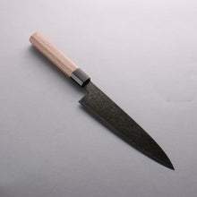  Kagekiyo ZA-18 Damascus Black Dyed Gyuto 210mm Walnut Handle - Seisuke Knife