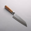 Takeshi Saji SG2 Maru Hammered Bunka 180mm Chinese Quince Burl Handle - Seisuke Knife - Slide 1