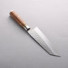 Takeshi Saji SG2 Maru Hammered Bunka 180mm Chinese Quince Burl Handle - Seisuke Knife - Slide 2