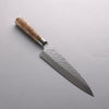 Takeshi Saji SG2 Hammered(Maru) Gyuto 210mm Chinese Quince Burl Handle - Seisuke Knife - Slide 1