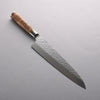 Takeshi Saji SG2 Maru Hammered Gyuto 240mm Chinese Quince Burl Handle - Seisuke Knife - Slide 1