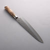 Takeshi Saji SG2 Maru Hammered Gyuto 240mm Chinese Quince Burl Handle - Seisuke Knife - Slide 2