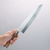 Takeshi Saji SG2 Maru Hammered Gyuto 240mm Chinese Quince Burl Handle - Seisuke Knife - Slide 4