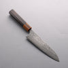 Yoshimi Kato VG10 Black Damascus Gyuto 180mm Ebony (ferrule: Orange Resin) Handle - Seisuke Knife - Slide 1