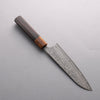 Yoshimi Kato VG10 Black Damascus Gyuto 180mm Ebony (ferrule: Orange Resin) Handle - Seisuke Knife - Slide 2