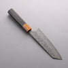 Yoshimi Kato VG10 Black Damascus Bunka 170mm Ebony (ferrule: Orange Resin) Handle - Seisuke Knife - Slide 2