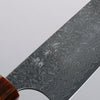 Yoshimi Kato VG10 Black Damascus Bunka 170mm Ebony (ferrule: Orange Resin) Handle - Seisuke Knife - Slide 3