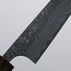 Yoshimi Kato SG2 Black Damascus Petty-Utility 120mm Sandalwood with White Ring Handle - Seisuke Knife - Slide 3