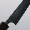 Yoshimi Kato SG2 Black Damascus Kiritsuke Petty-Utility 120mm Sandalwood with White Ring Handle - Seisuke Knife - Slide 3