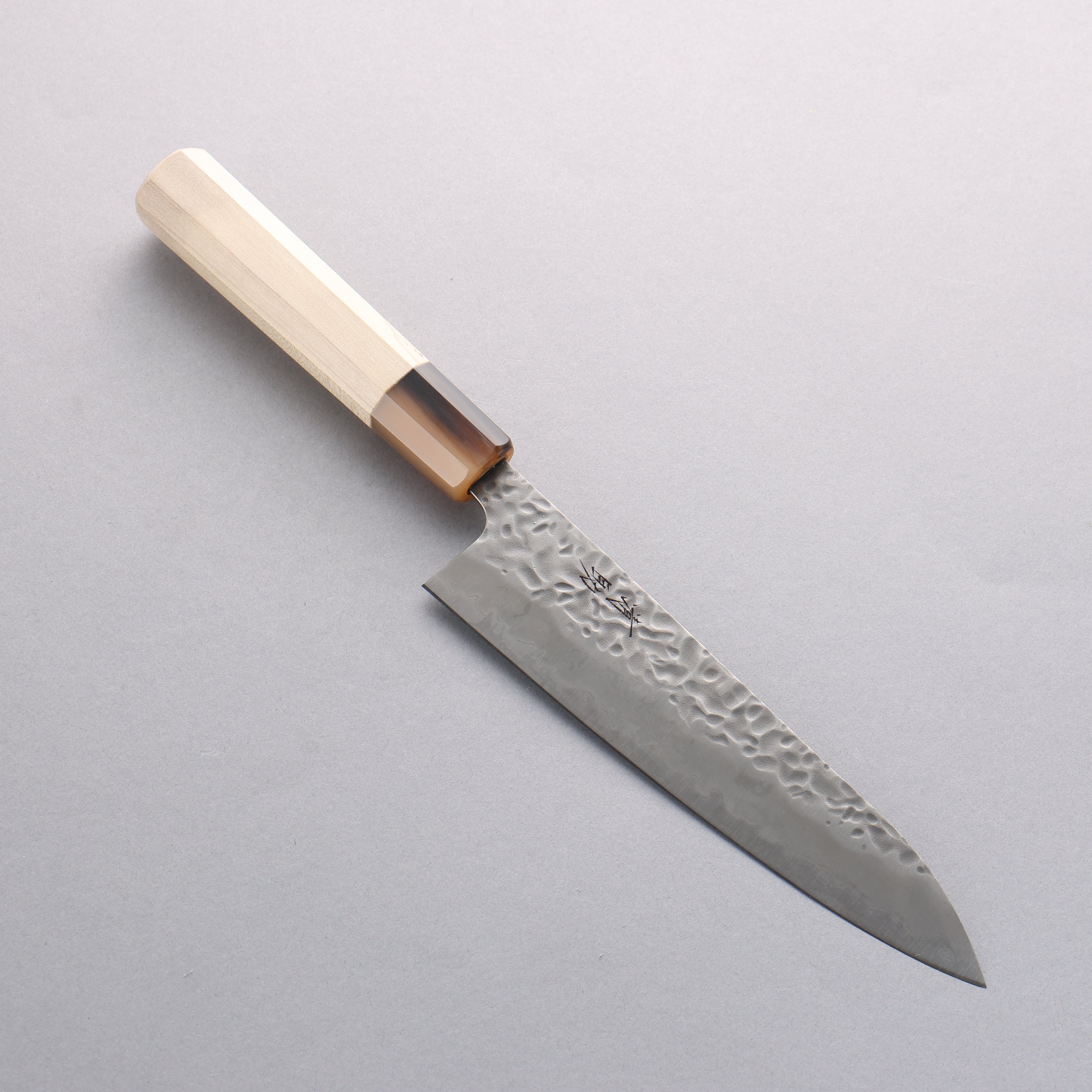 Seisuke Kumo White Steel No.1 Hammered Gyuto 180mm Magnolia Handle