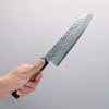 Seisuke Silver Steel No.3 Hammered Santoku 180mm Walnut(With Double Black Pakka wood) Handle - Seisuke Knife - Slide 9