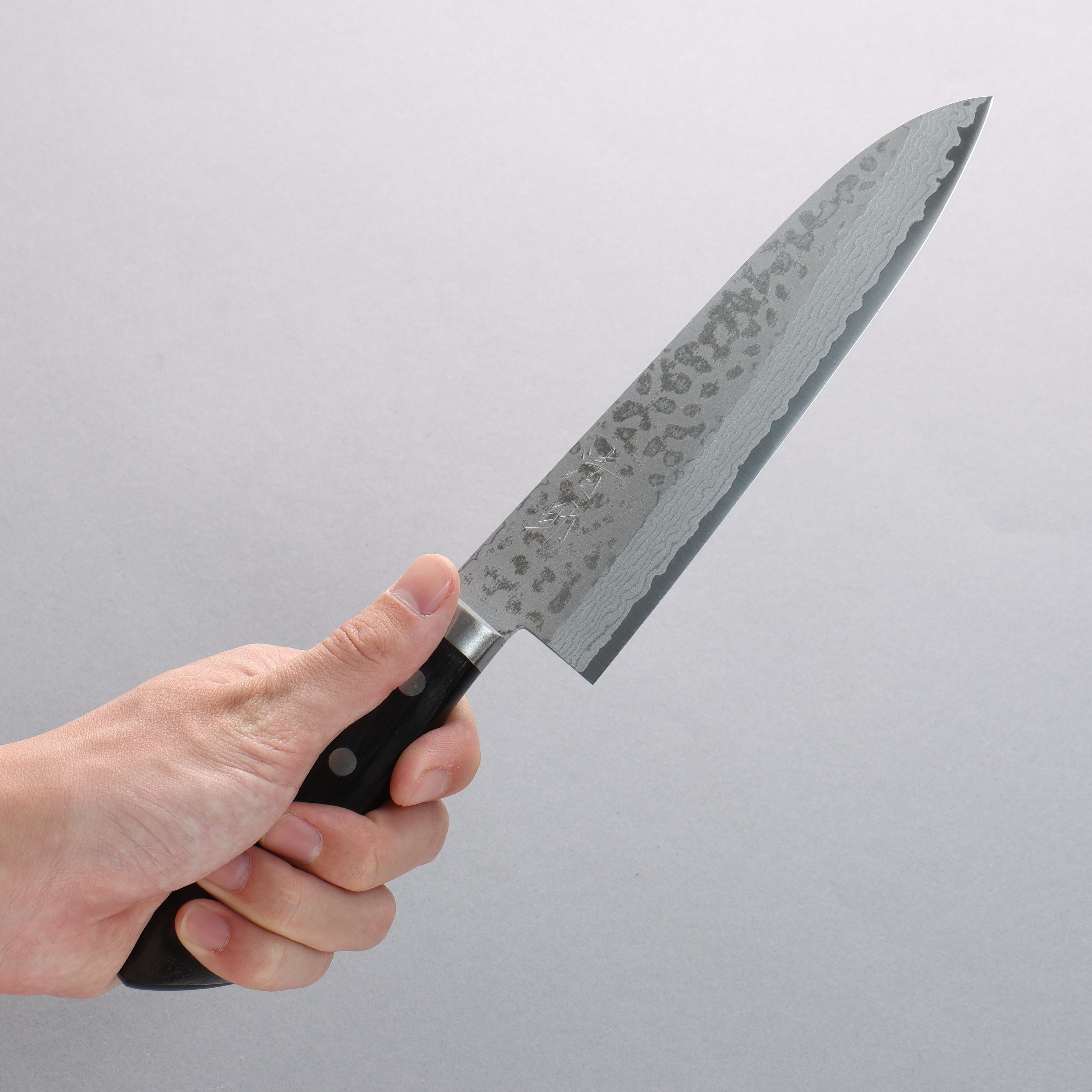 Seisuke VG10 Damascus Gyuto 180mm Black Pakka wood Handle - Seisuke Knife