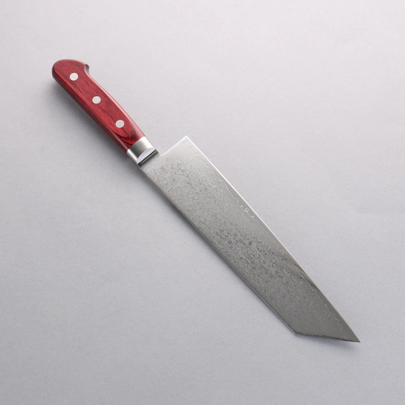 Seisuke VG10 33 Layer Mirror Finish Damascus Kiritsuke Gyuto 210mm Red Pakkawood Handle - Seisuke Knife