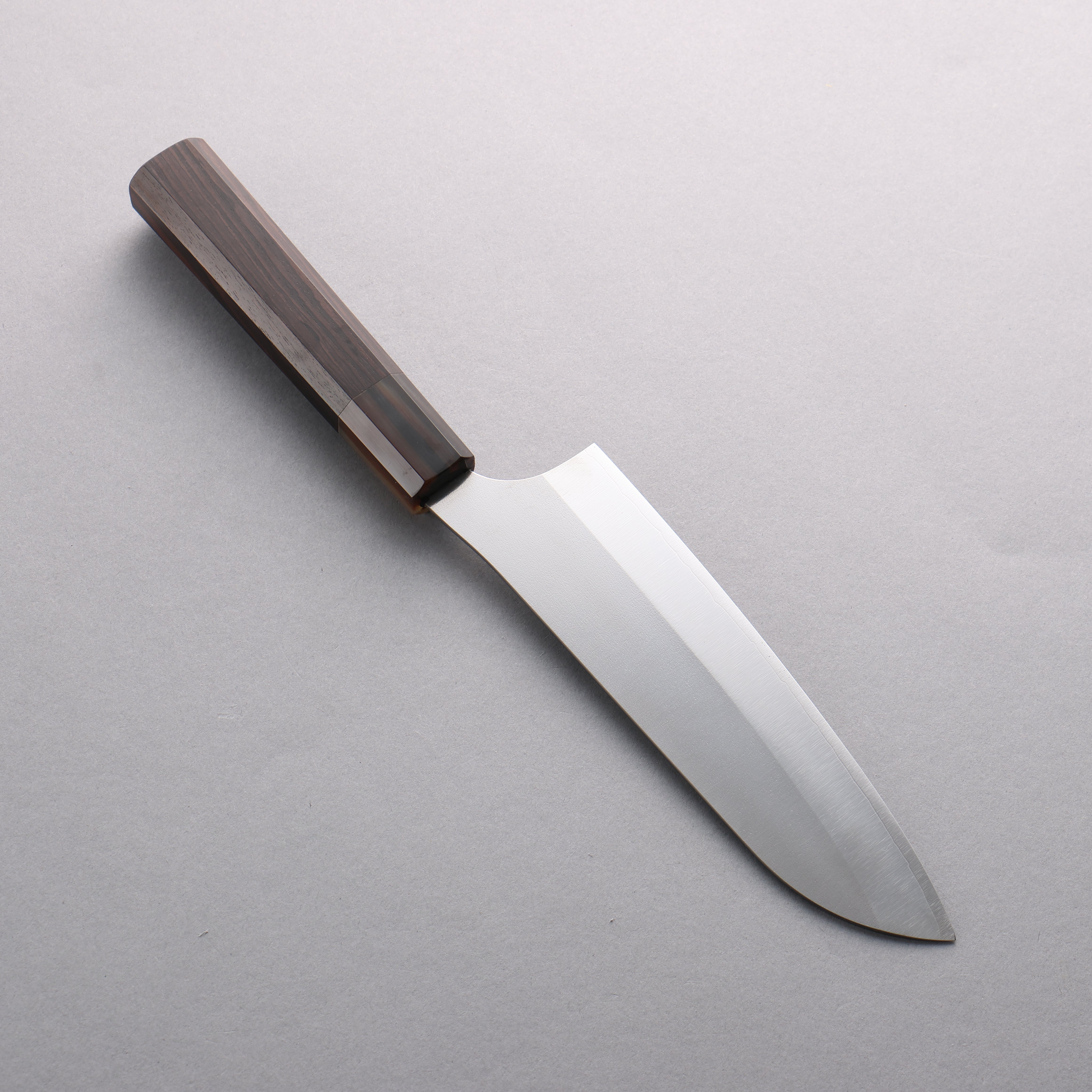 Yu Kurosaki New Gekko Ryu VG-XEOS Santoku 170mm Ebony Wood (ferrule: White Water Buffalo Horn) Handle - Seisuke Knife