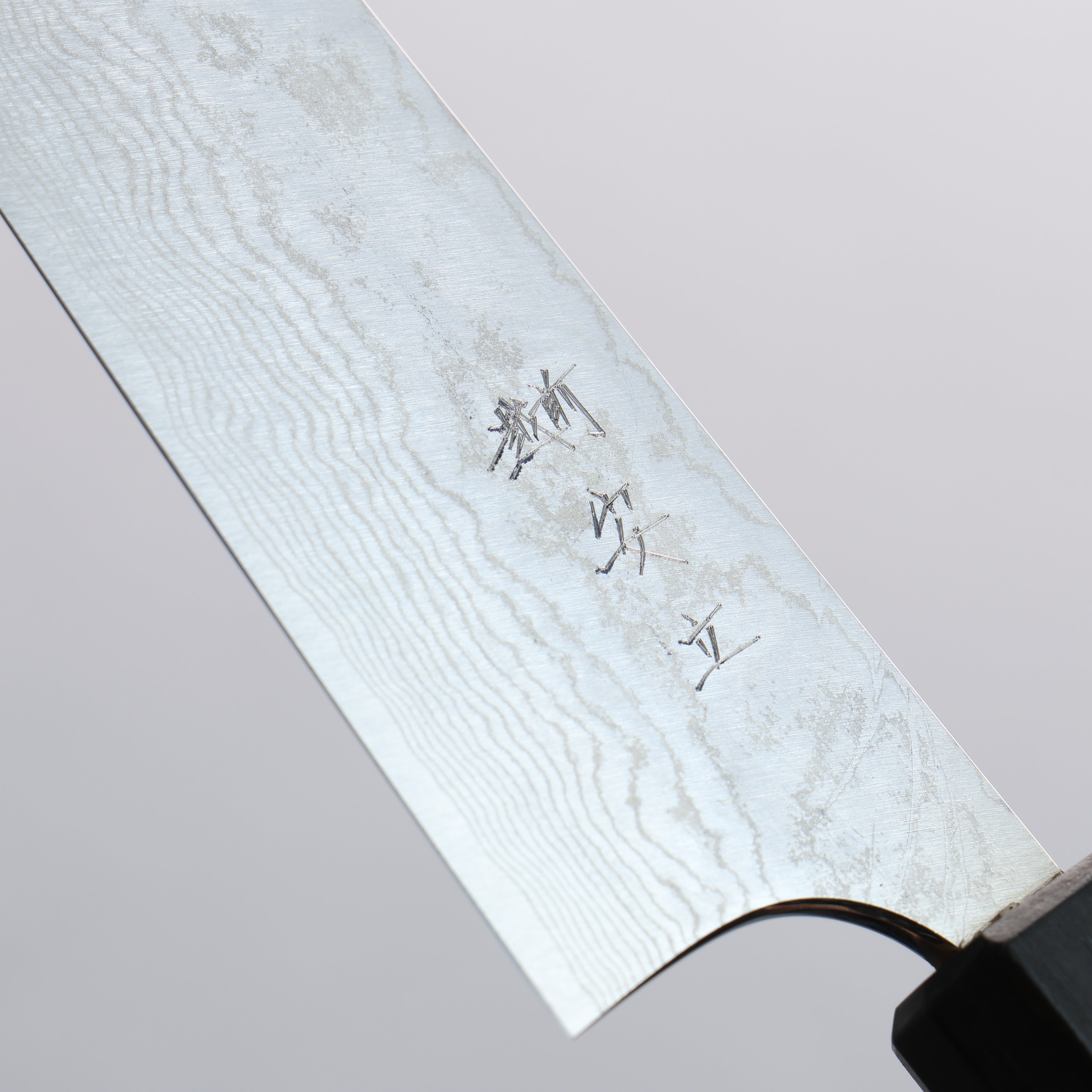 Anryu VG10 Migaki Damascus Petty-Utility 150mm Rosewood & White Turquoise Ring Handle - Seisuke Knife