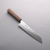 Seisuke Stainless Steel 440C Hammered Damascus Migaki Finished Kiritsuke Gyuto 210mm Oak Handle - Seisuke Knife - Slide 1