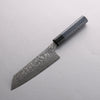 Anryu VG10 Migaki Finished Damascus Bunka 170mm Indigo Color Lacquered Handle - Seisuke Knife - Slide 1