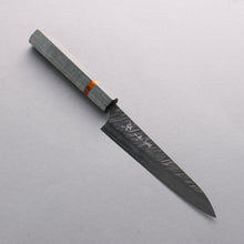  Yu Kurosaki Fujin SG2 Hammered Petty-Utility 150mm Stabilized wood (With Acrylic Ring) Handle - Seisuke Knife