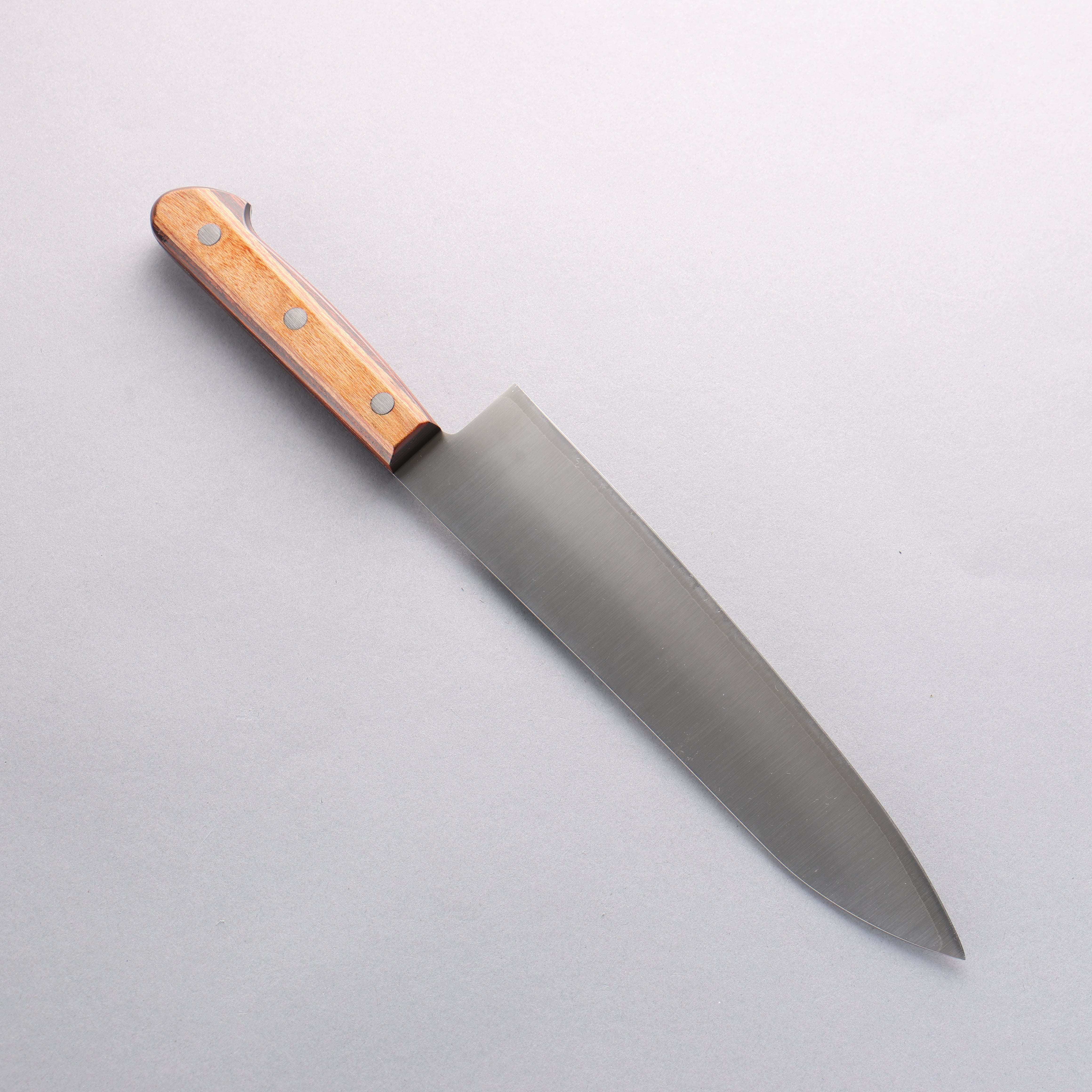 Seisuke SLD Migaki Polish Finish Gyuto 210mm Light Brown Pakka wood Handle - Seisuke Knife