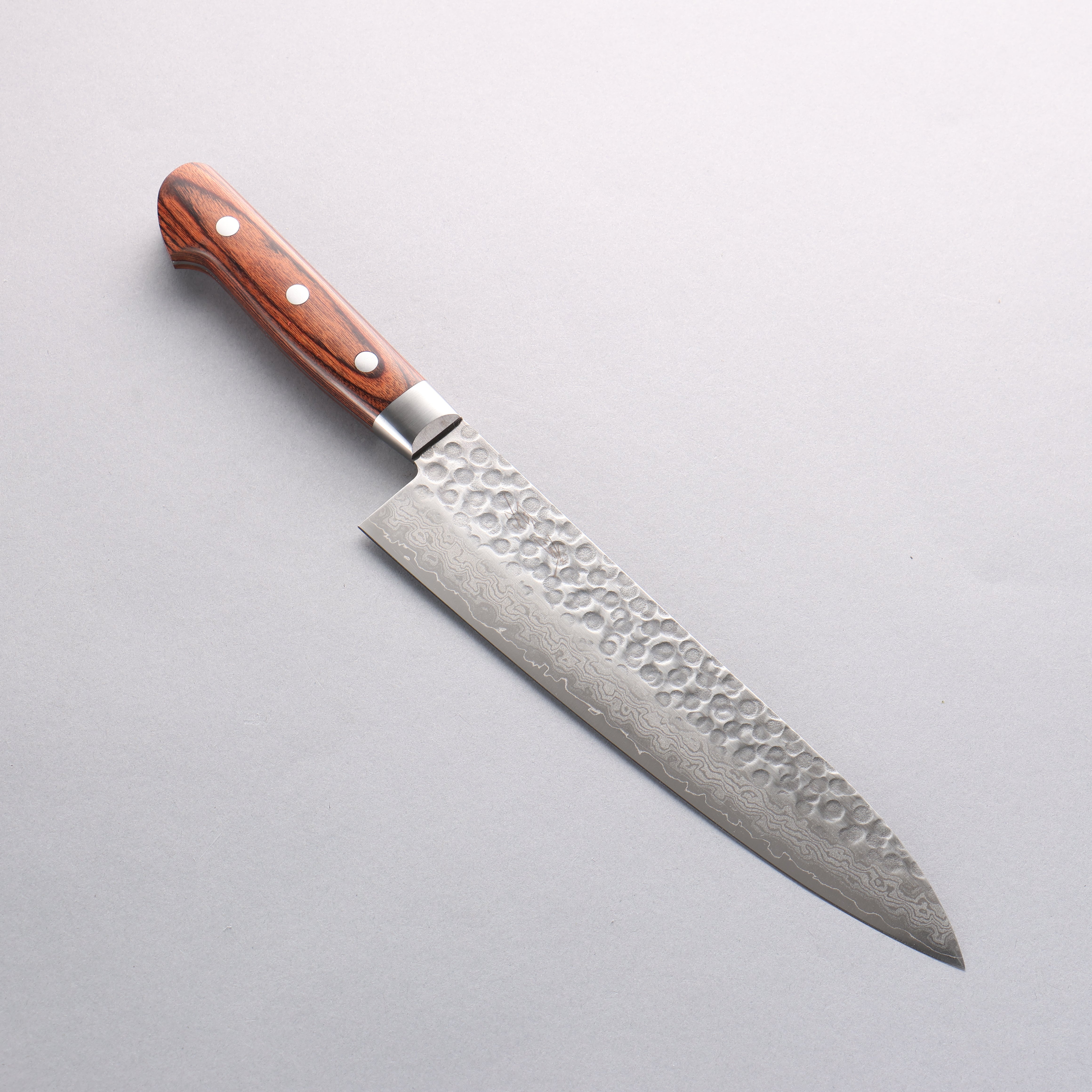 Seisuke VG10 17 Layer Damascus Gyuto 210mm Mahogany Handle