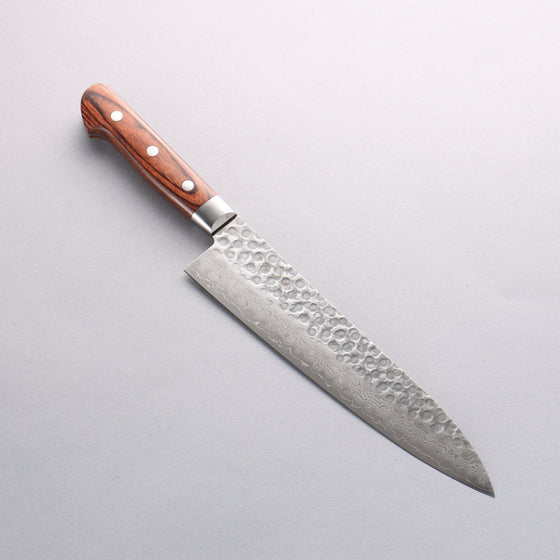 Seisuke VG10 17 Layer Damascus Gyuto 210mm with Mahogany Handle - Seisuke Knife