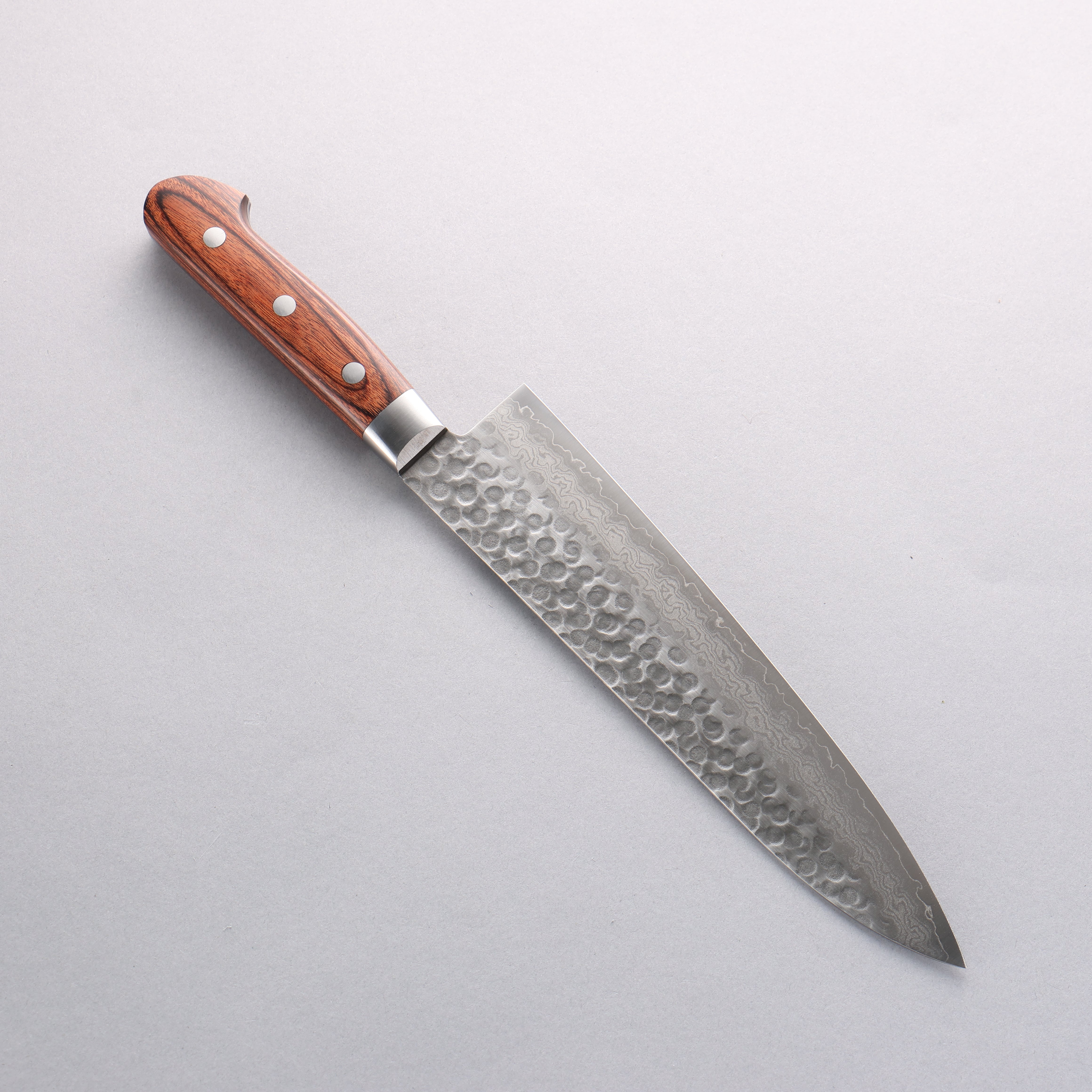 Seisuke VG10 17 Layer Damascus Gyuto 210mm Mahogany Handle - Seisuke Knife
