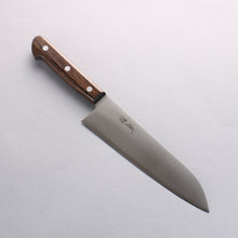  Seisuke SLD Migaki Polish Finish Santoku 180mm Brown Pakka wood Handle - Seisuke Knife