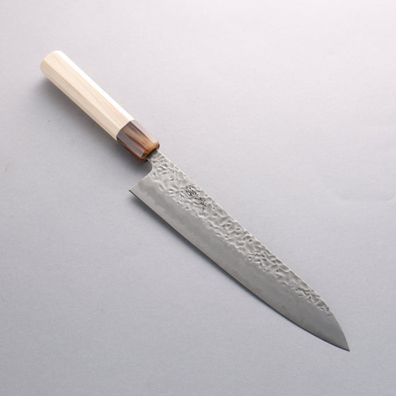 Seisuke Kumo White Steel No.1 Hammered Gyuto 240mm Magnolia Handle - Seisuke Knife