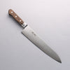 Seisuke VG10 33 Layer Mirrored Finish Damascus Gyuto 240mm Brown Pakka wood Handle - Seisuke Knife - Slide 6