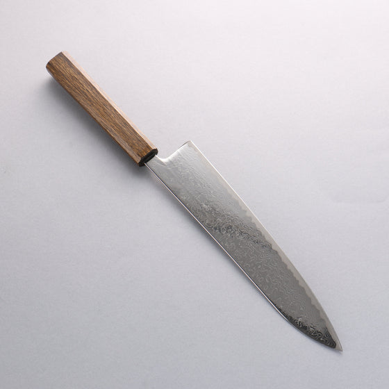 Seisuke VG10 Mirrored Finish Damascus Gyuto 240mm Oak Handle - Seisuke Knife