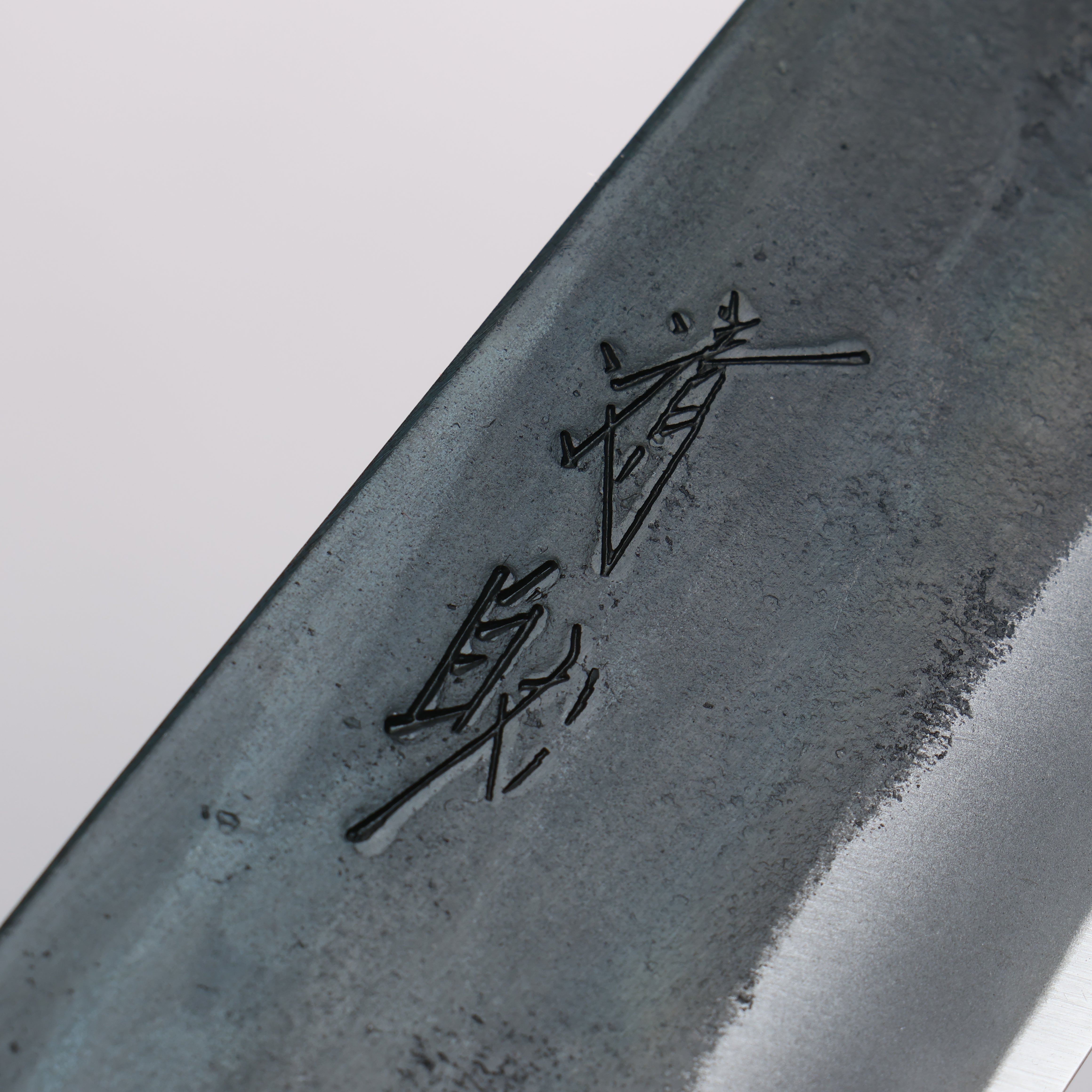 Seisuke Blue Super Black Finished Kiritsuke Gyuto 240mm Magnolia (Ferrule: Ebony) Handle - Seisuke Knife