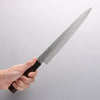 Seisuke AUS10 45 Layer Damascus Sujihiki 240mm Shitan Handle - Seisuke Knife - Slide 14