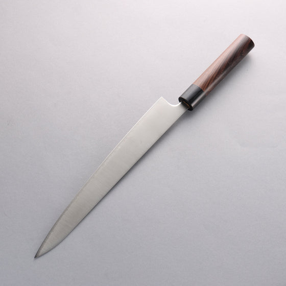 Seisuke SRS13 Migaki Finished Sujihiki 270mm Rosewood (Ferrule: Black Pakka Wood) Handle - Seisuke Knife