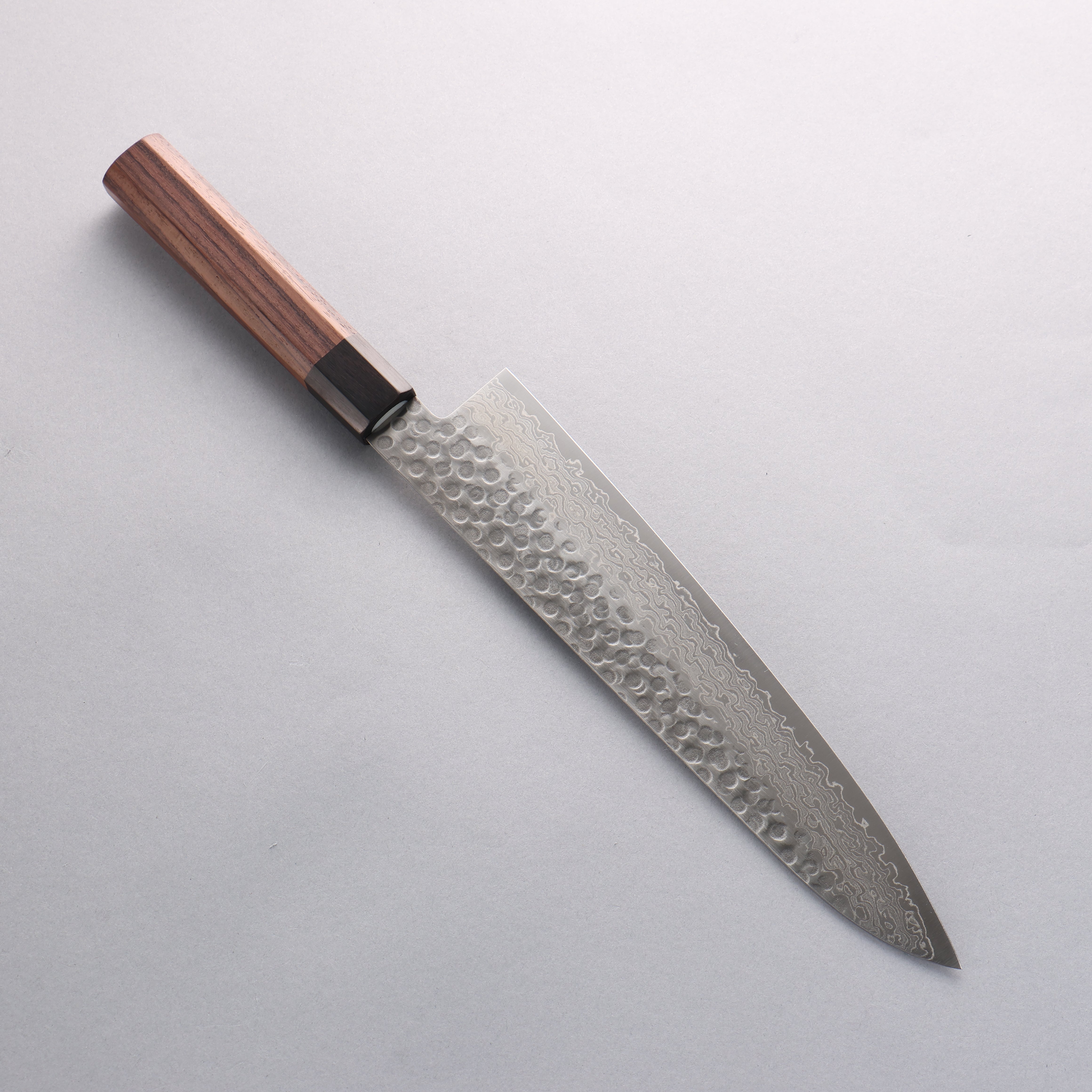 Seisuke AUS10 45 Layer Damascus Gyuto 240mm Shitan Handle - Seisuke Knife