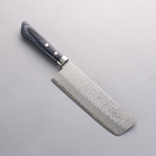  Kunihira Sairyu VG10 Damascus Nakiri 165mm Navy Pakkawood Handle - Seisuke Knife